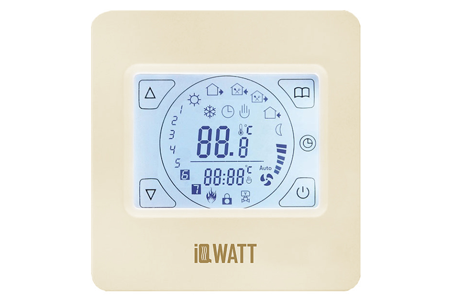 Терморегулятор IQ THERMOSTAT TS - слоновая кость Терморегулятор IQ THERMOSTAT TS - слоновая кость