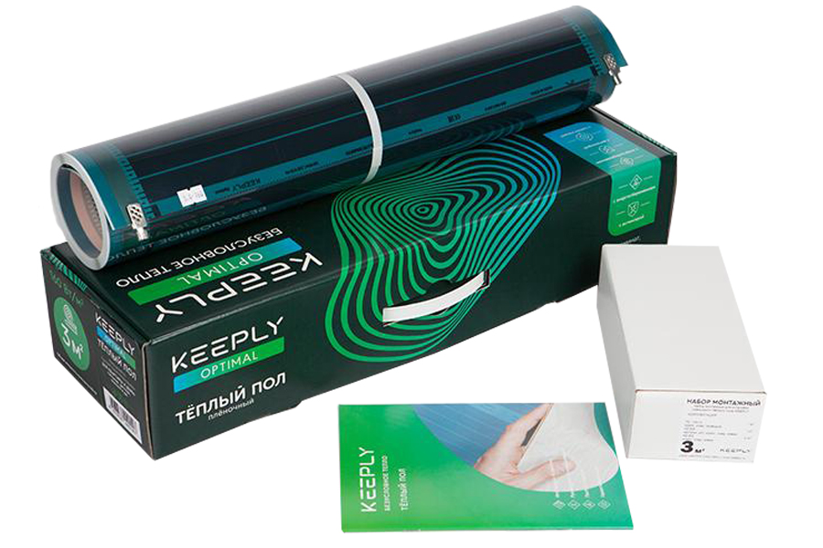Пленочный теплый пол KEEPLY Optimal 160 Вт/м2 - 1 м кв Пленочный теплый пол KEEPLY Optimal 160 Вт/м2 - 1 м кв