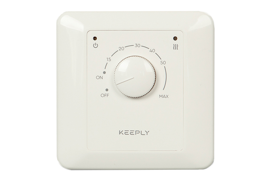 Терморегулятор KEEPLY 10.10 E (белый) встраиваемый, механический Терморегулятор KEEPLY 10.10 E (белый) встраиваемый, механический