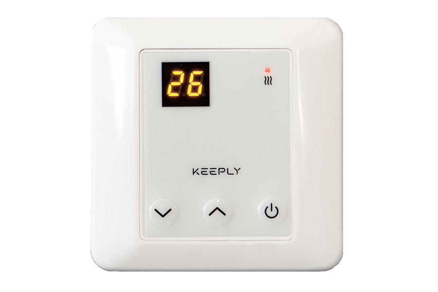 Терморегулятор KEEPLY 20.10 E встраиваемый, кнопочный Терморегулятор KEEPLY 20.10 E встраиваемый, кнопочный