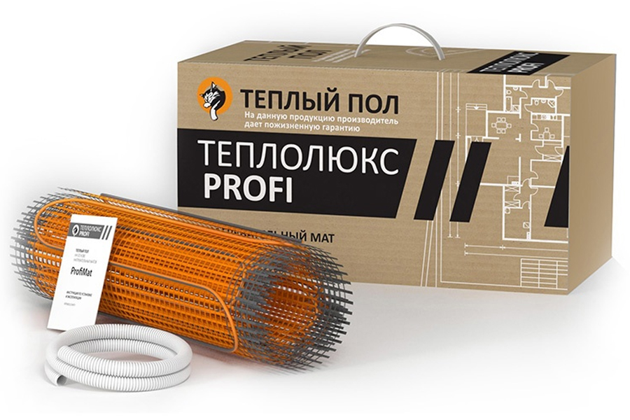 Кабельный мат Теплолюкс ProfiMat 180вт/м2-7 м2 Кабельный мат Теплолюкс ProfiMat 180вт/м2-7 м2