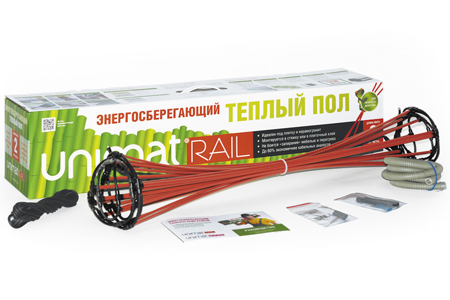 Стержневой теплый пол UNIMAT RAIL HR-S-200 - 2 м.пог Стержневой теплый пол UNIMAT RAIL HR-S-200 - 2 м.пог